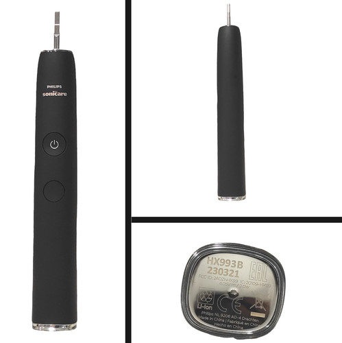 Black toothbrush handle hx993b - black,