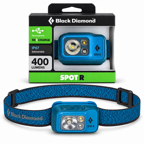 Black diamond spot - black, led
